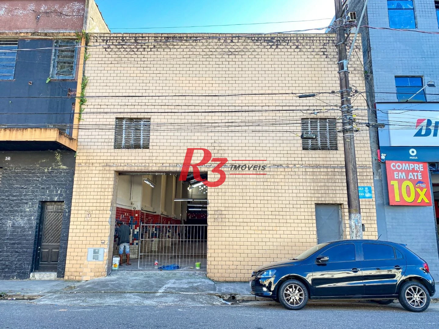 Galpão para alugar, 425 m² por R$ 12.750,00/mês - Vila Nova - Santos/SP