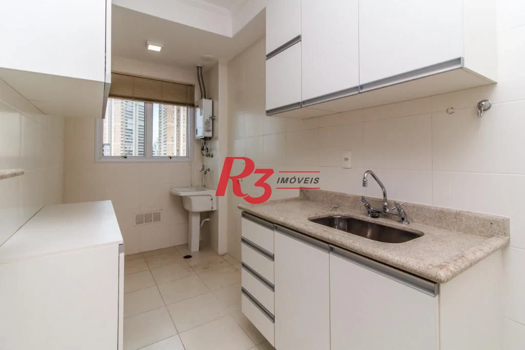 Apartamento com 1 dormitório para alugar, 54 m² por R$ 3.900,02/mês - Gonzaga - Santos/SP