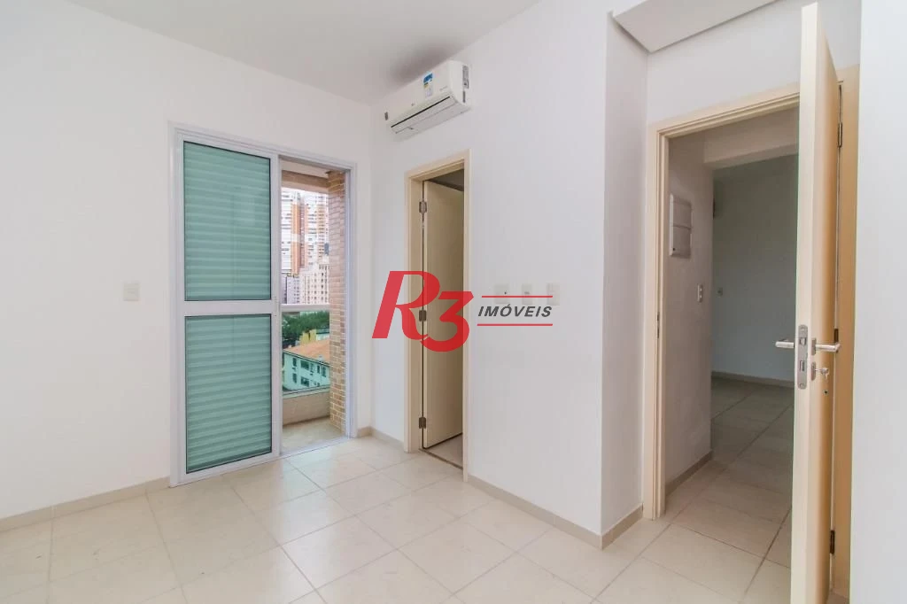 Apartamento com 1 dormitório para alugar, 54 m² por R$ 3.900,02/mês - Gonzaga - Santos/SP