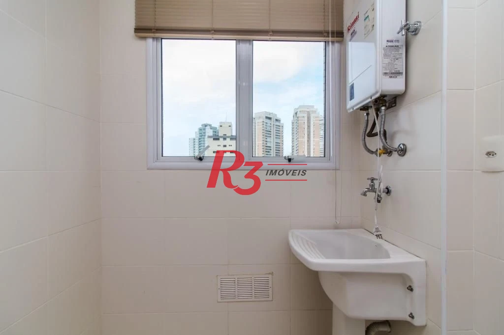 Apartamento com 1 dormitório para alugar, 54 m² por R$ 3.900,02/mês - Gonzaga - Santos/SP