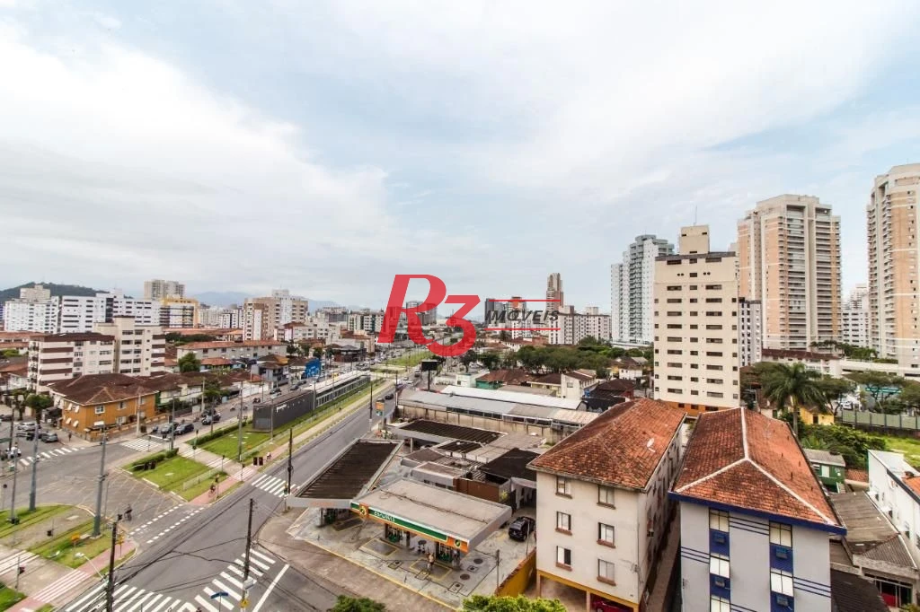 Apartamento com 1 dormitório para alugar, 54 m² por R$ 3.900,02/mês - Gonzaga - Santos/SP
