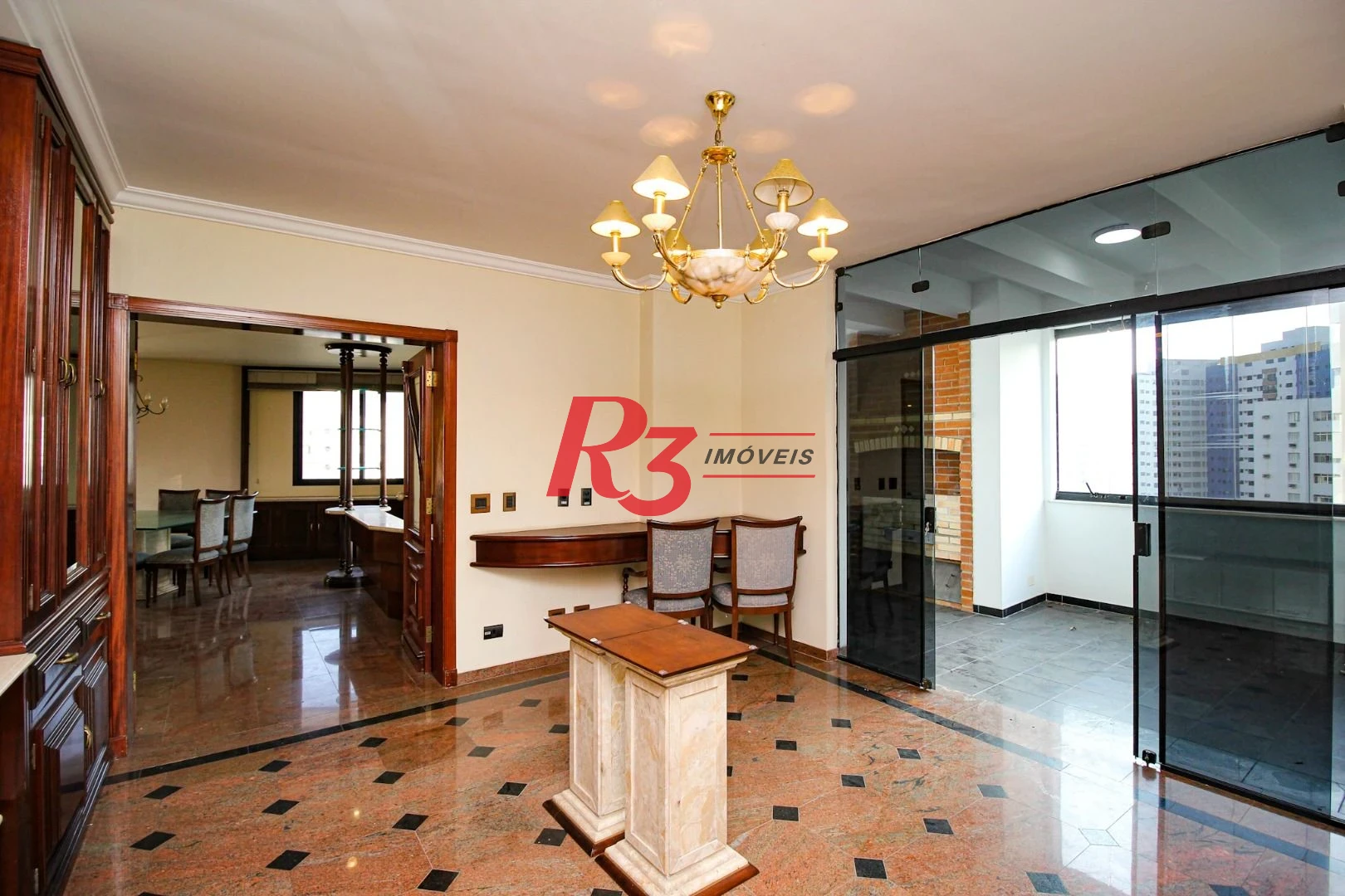 Apartamento com 5 dormitórios, 400 m² - venda por R$ 3.500.000,00 ou aluguel por R$ 17.000,00/mês - Embaré - Santos/SP