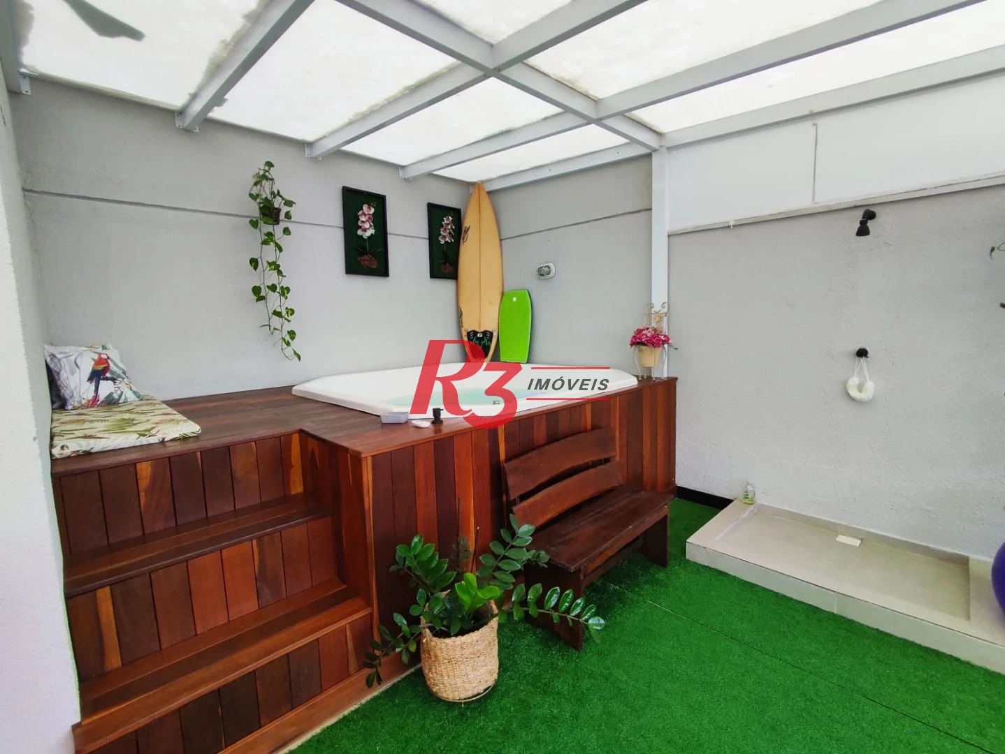 Apartamento Garden com 2 dormitórios à venda, 154 m² por R$ 1.200.000,00 - Campo Grande - Santos/SP