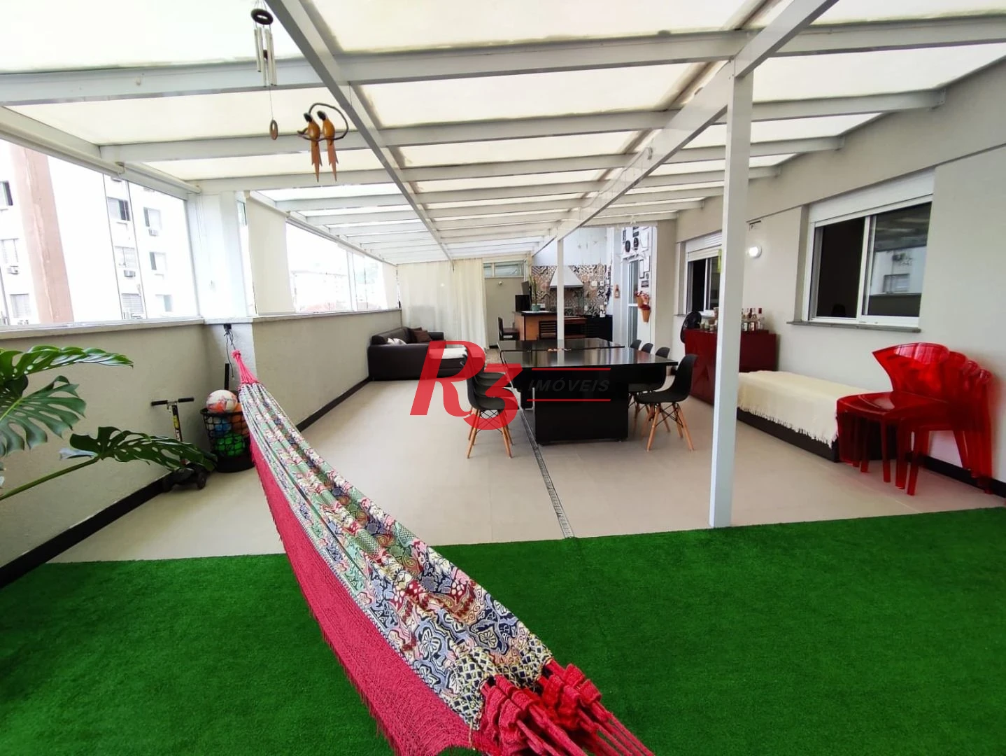 Apartamento Garden com 2 dormitórios à venda, 154 m² por R$ 1.200.000,00 - Campo Grande - Santos/SP
