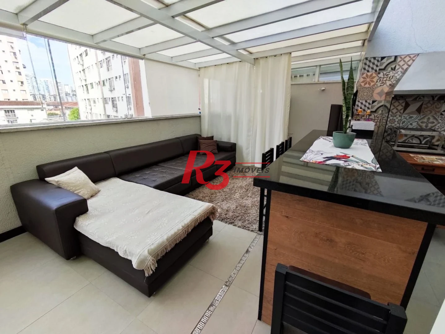 Apartamento Garden com 2 dormitórios à venda, 154 m² por R$ 1.200.000,00 - Campo Grande - Santos/SP
