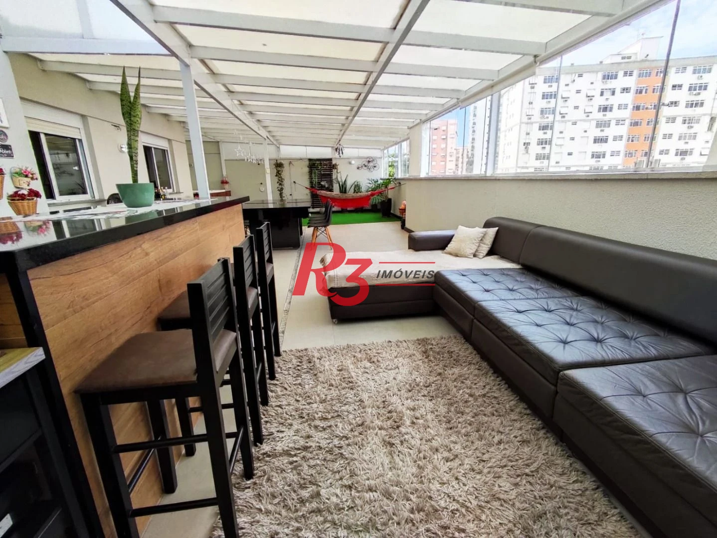 Apartamento Garden com 2 dormitórios à venda, 154 m² por R$ 1.200.000,00 - Campo Grande - Santos/SP