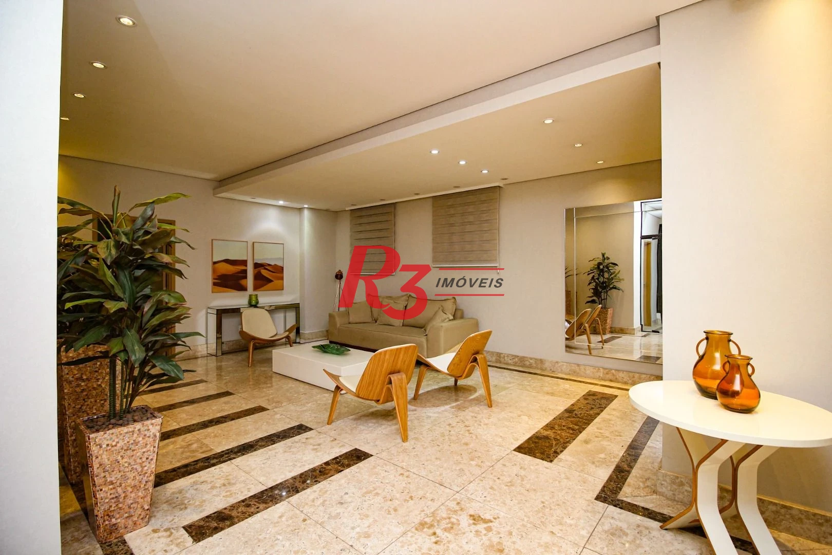 Apartamento com 3 dormitórios à venda, 164 m² por R$ 2.400.000,00 - Vila Rica - Santos/SP