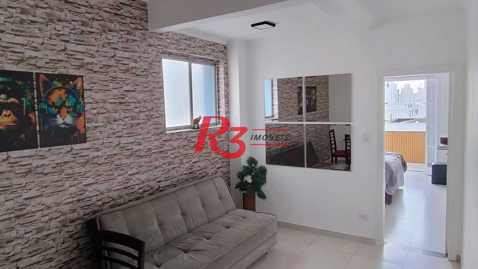 Apartamento à venda, 55 m² por R$ 532.000,00 - Boqueirão - Santos/SP