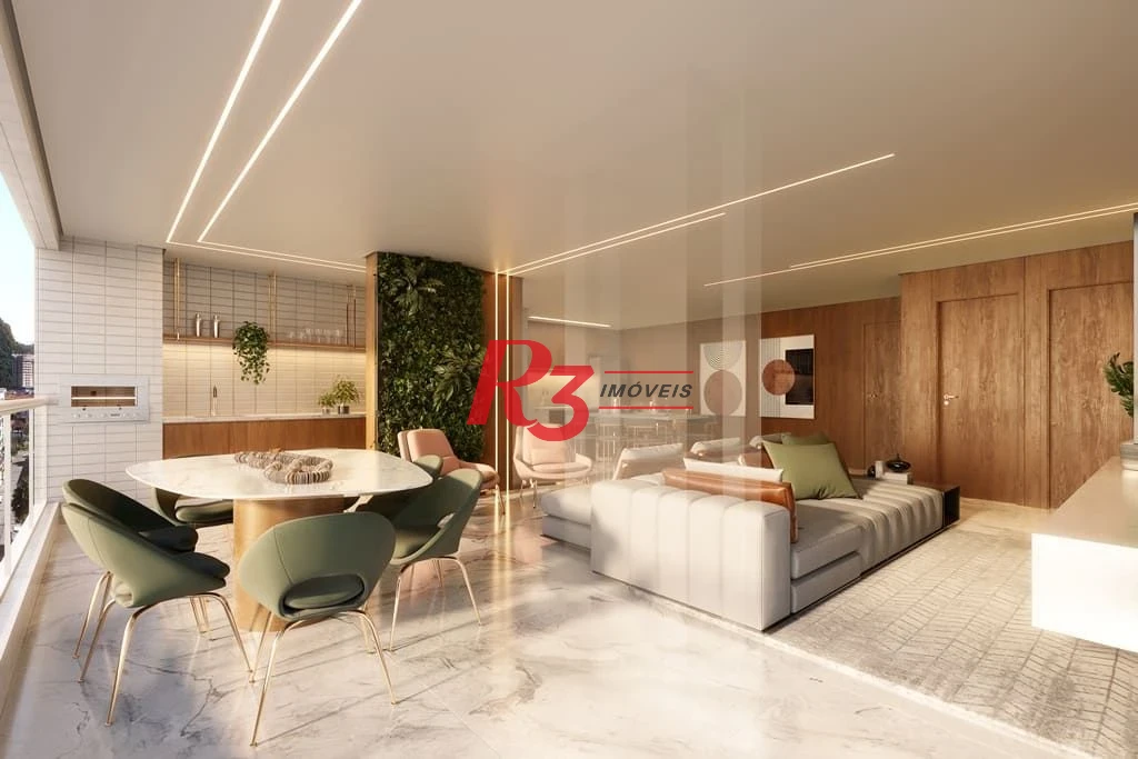 Apartamento à venda, 108 m² por R$ 1.627.029,20 - José Menino - Santos/SP