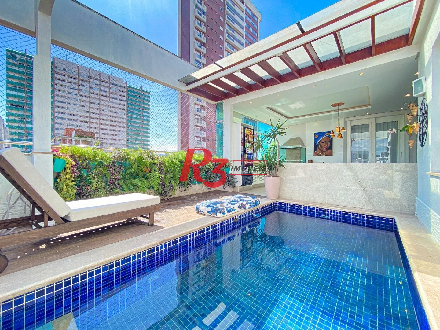 Cobertura com 5 dormitórios para alugar, 540 m² por R$ 19.900,00/mês - Boqueirão - Santos/SP