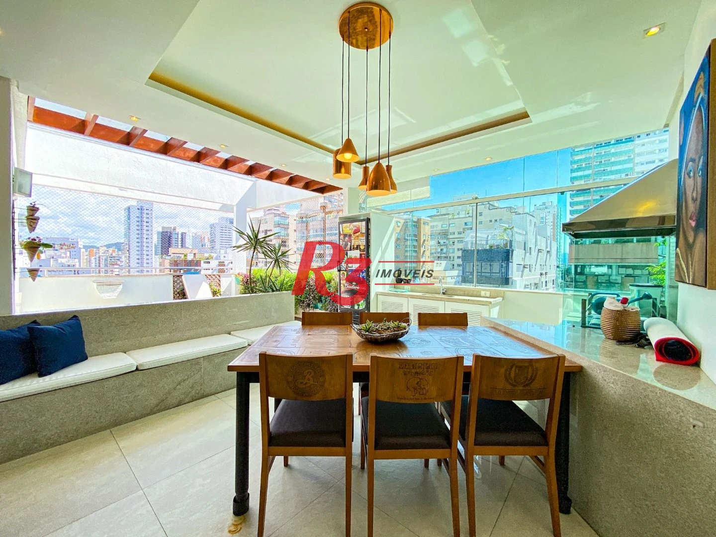 Cobertura com 5 dormitórios para alugar, 540 m² por R$ 19.900,00/mês - Boqueirão - Santos/SP