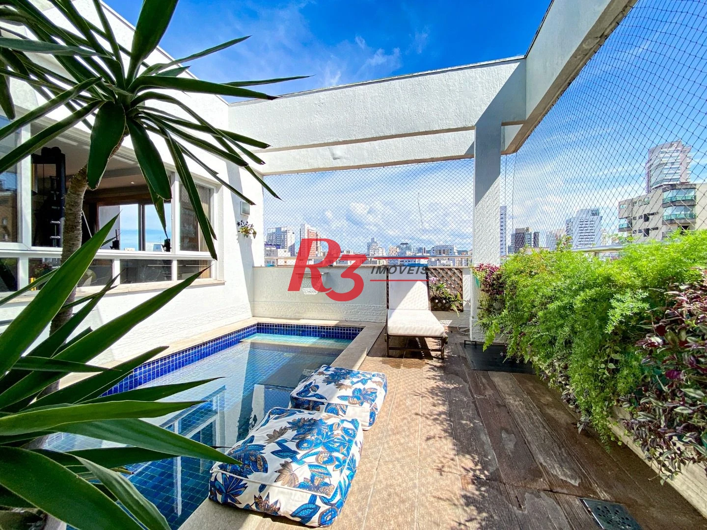 Cobertura com 5 dormitórios para alugar, 540 m² por R$ 19.900,00/mês - Boqueirão - Santos/SP