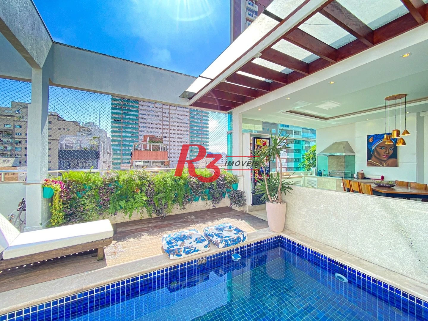 Cobertura com 5 dormitórios para alugar, 540 m² por R$ 19.900,00/mês - Boqueirão - Santos/SP