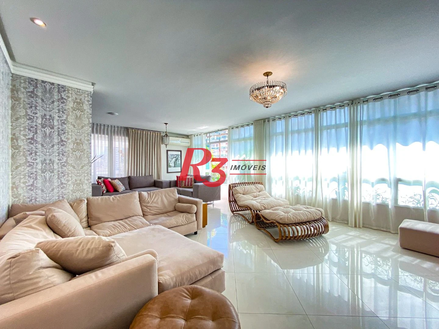 Cobertura com 5 dormitórios para alugar, 540 m² por R$ 19.900,00/mês - Boqueirão - Santos/SP