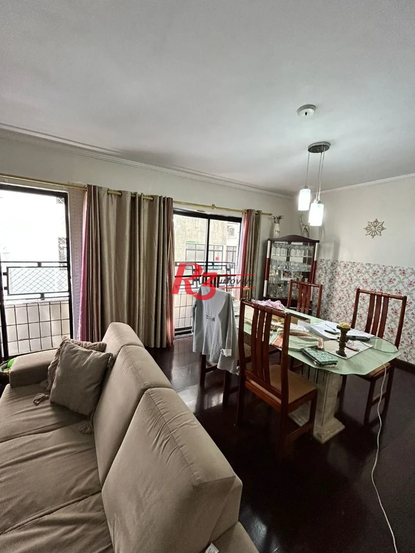 Apartamento com 3 dormitórios à venda, 128 m² por R$ 850.000,00 - Gonzaga - Santos/SP