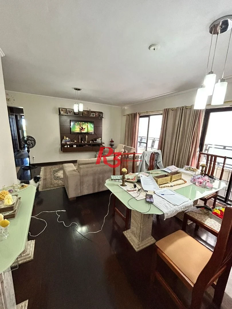 Apartamento com 3 dormitórios à venda, 128 m² por R$ 850.000,00 - Gonzaga - Santos/SP