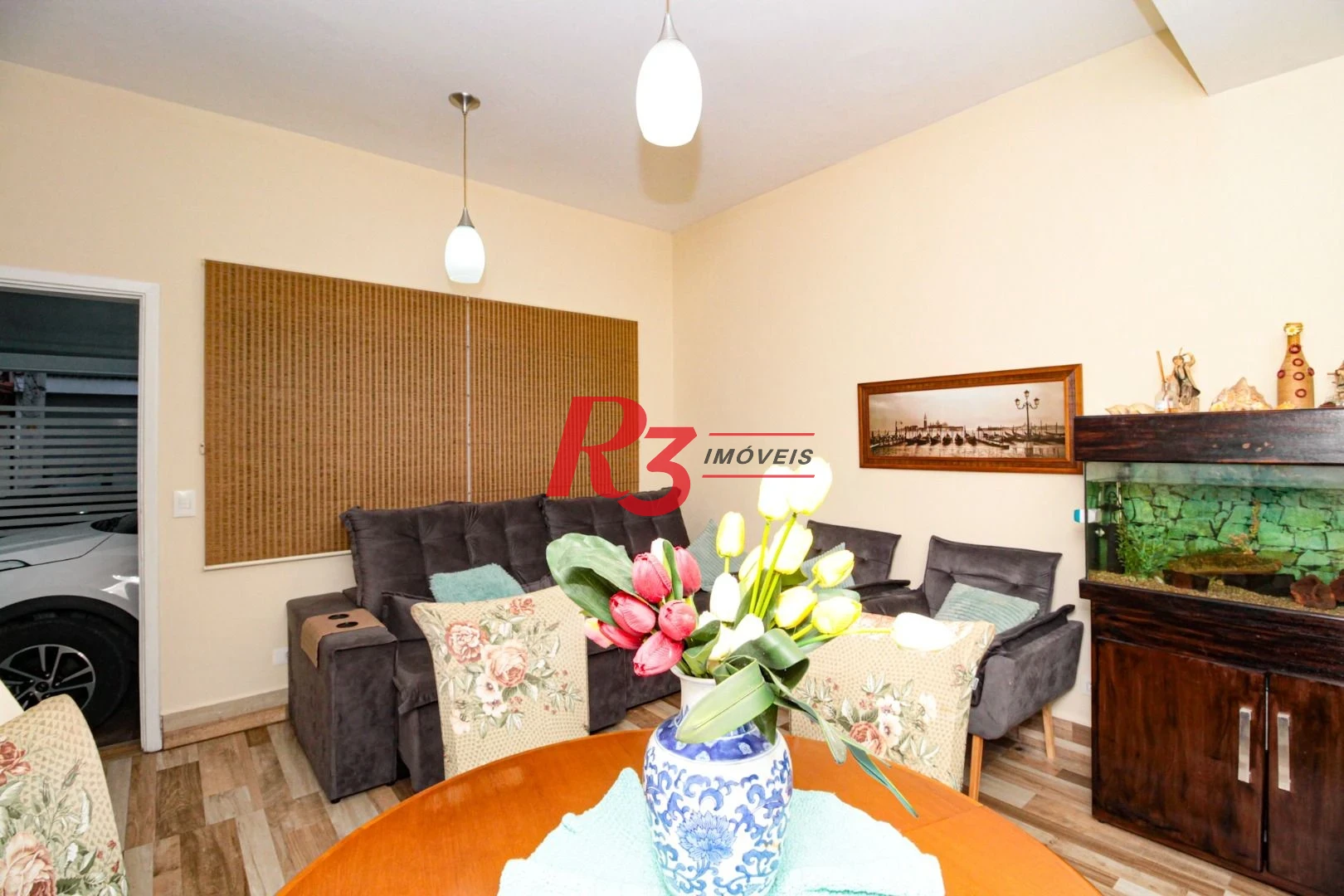 Sobrado com 3 dormitórios à venda, 89 m² por R$ 750.000,00 - Campo Grande - Santos/SP
