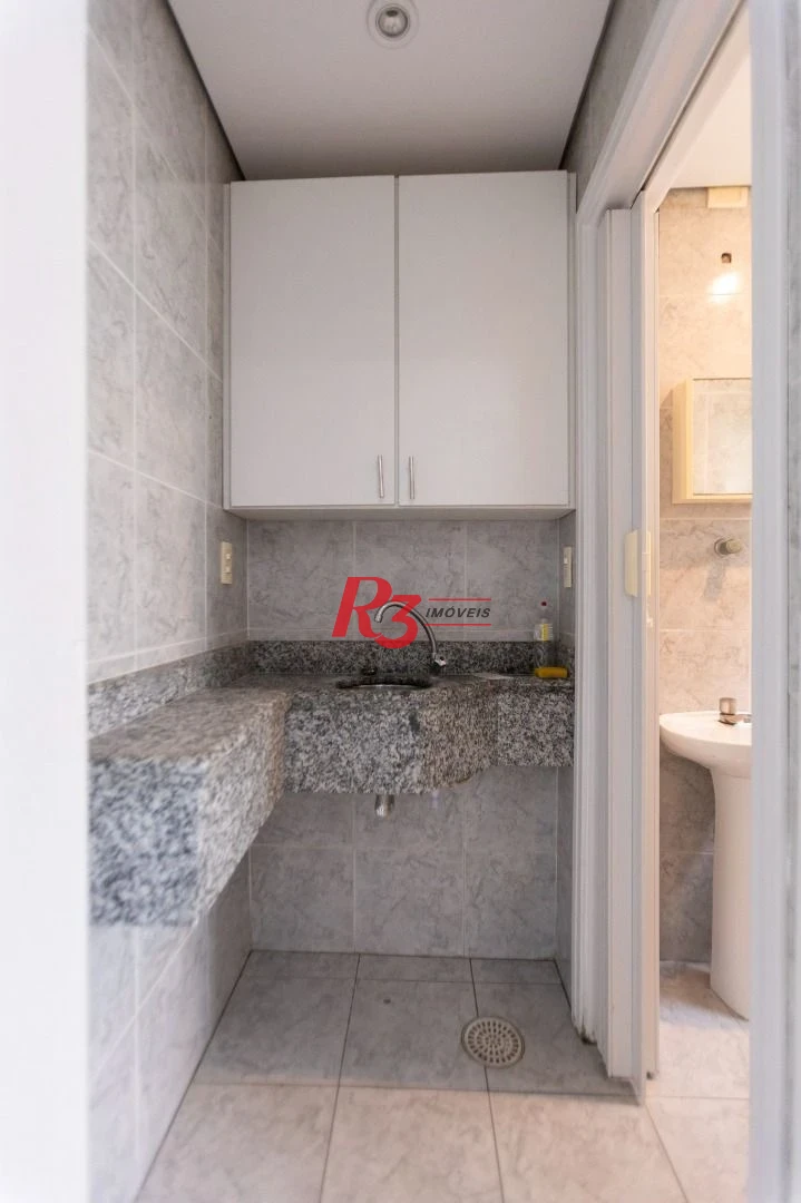 Sala para alugar, 40 m² por R$ 3.003,00/mês - Macuco - Santos/SP