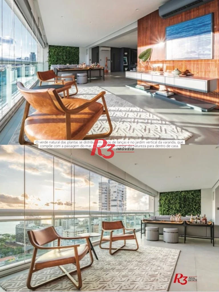 Apartamento à venda, 344 m² por R$ 6.500.000,00 - Aparecida - Santos/SP