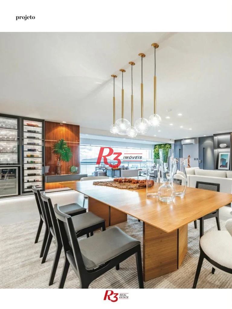 Apartamento à venda, 344 m² por R$ 6.500.000,00 - Aparecida - Santos/SP