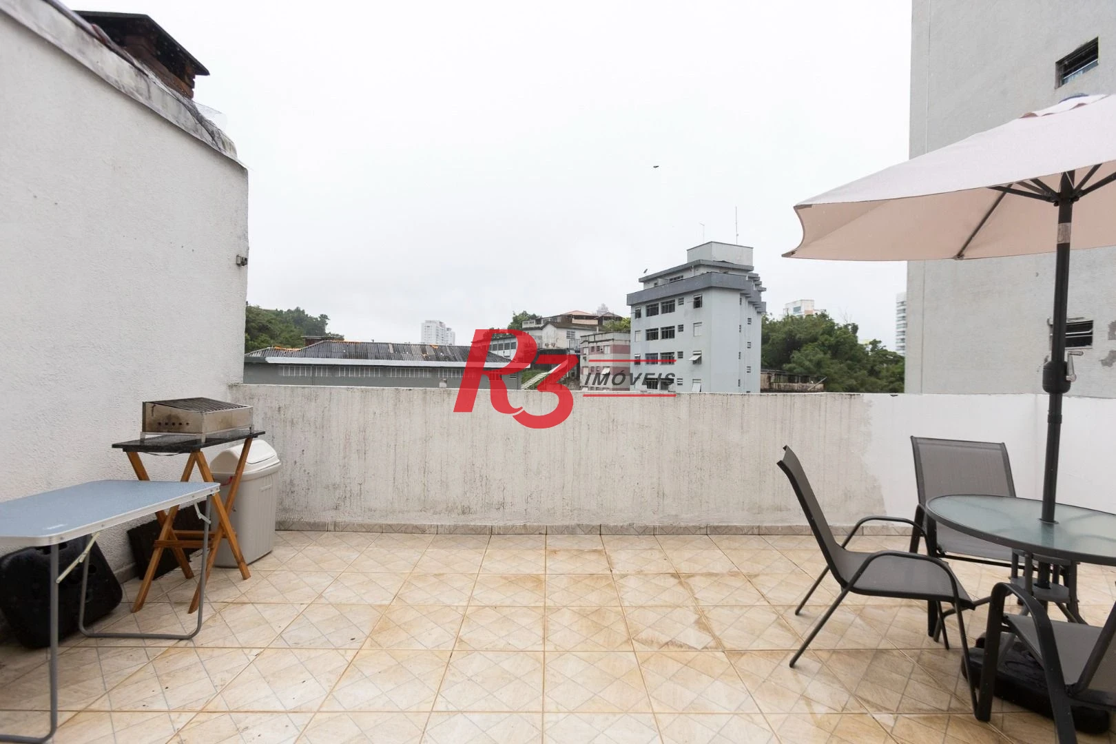Cobertura com 2 dormitórios à venda, 105 m² - José Menino - Santos/SP