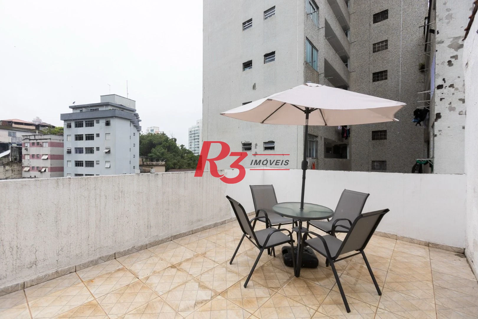 Cobertura com 2 dormitórios à venda, 105 m² - José Menino - Santos/SP