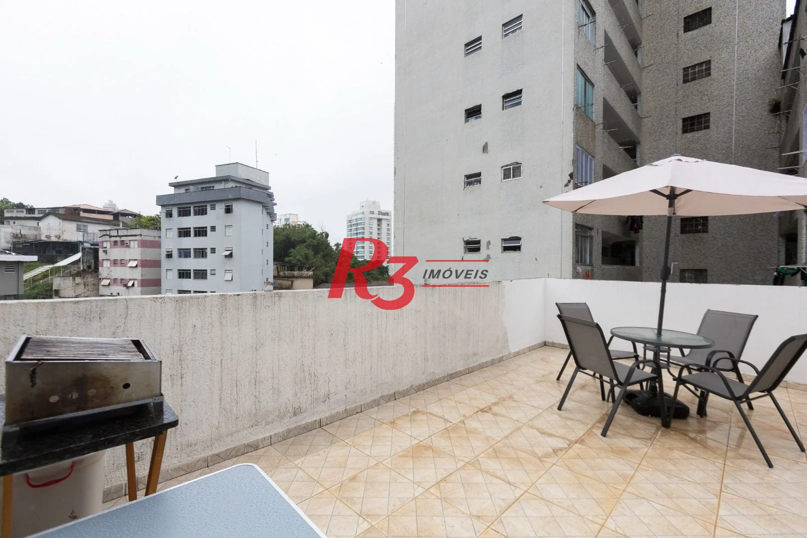 Cobertura com 2 dormitórios à venda, 105 m² - José Menino - Santos/SP