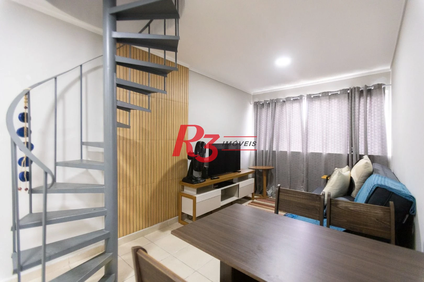 Cobertura com 2 dormitórios à venda, 105 m² - José Menino - Santos/SP