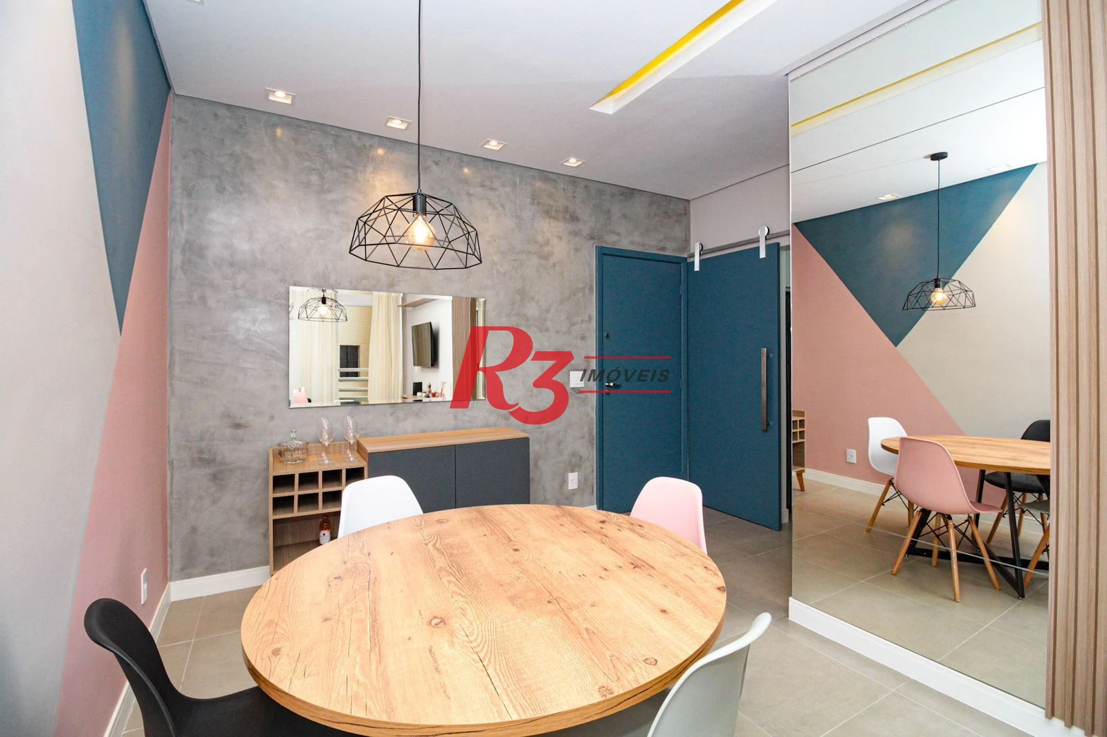 Apartamento com 1 dormitório para alugar, 60 m² por R$ 3.300,00/mês - Encruzilhada - Santos/SP