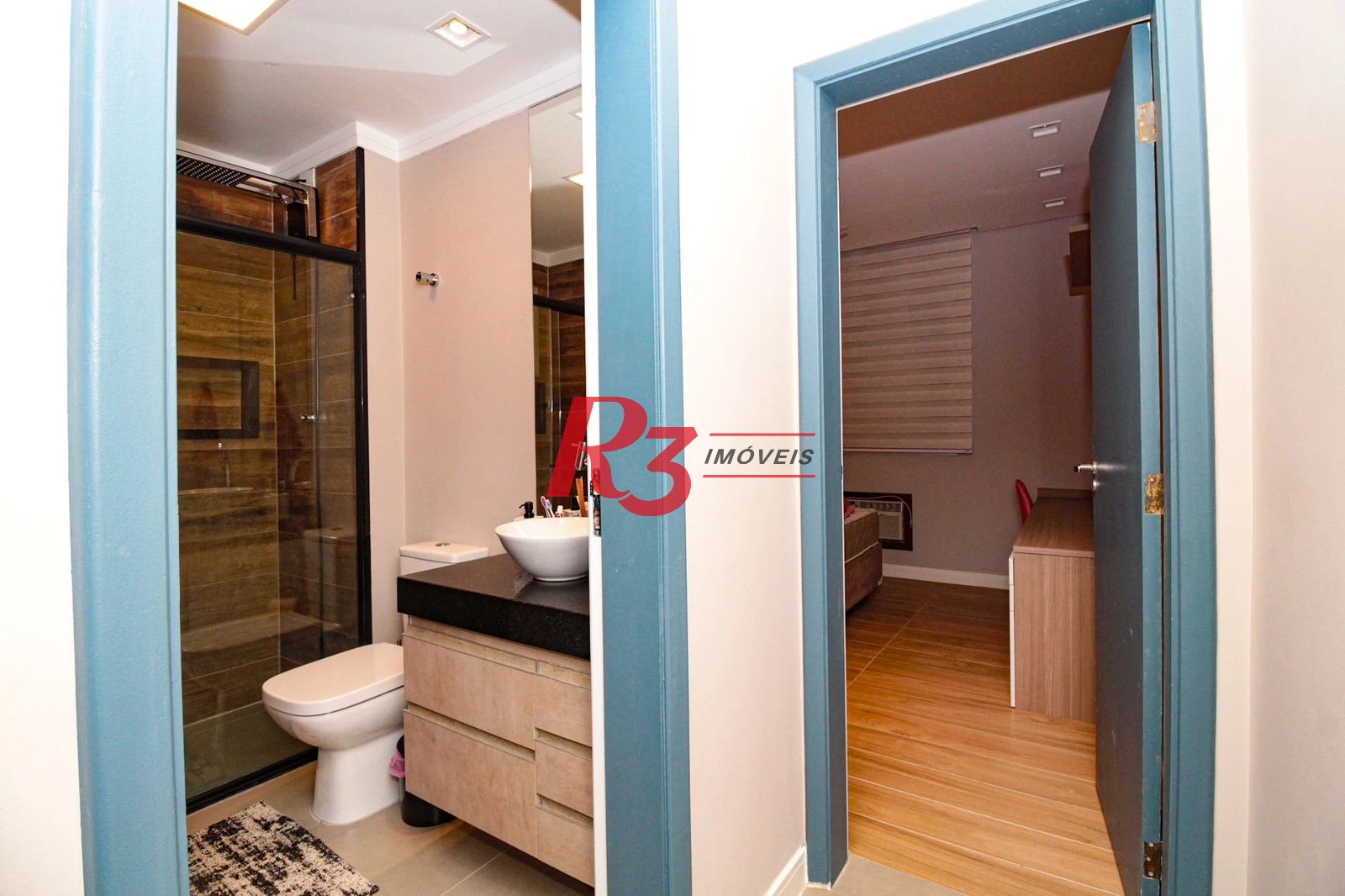 Apartamento com 1 dormitório para alugar, 60 m² por R$ 3.300,00/mês - Encruzilhada - Santos/SP