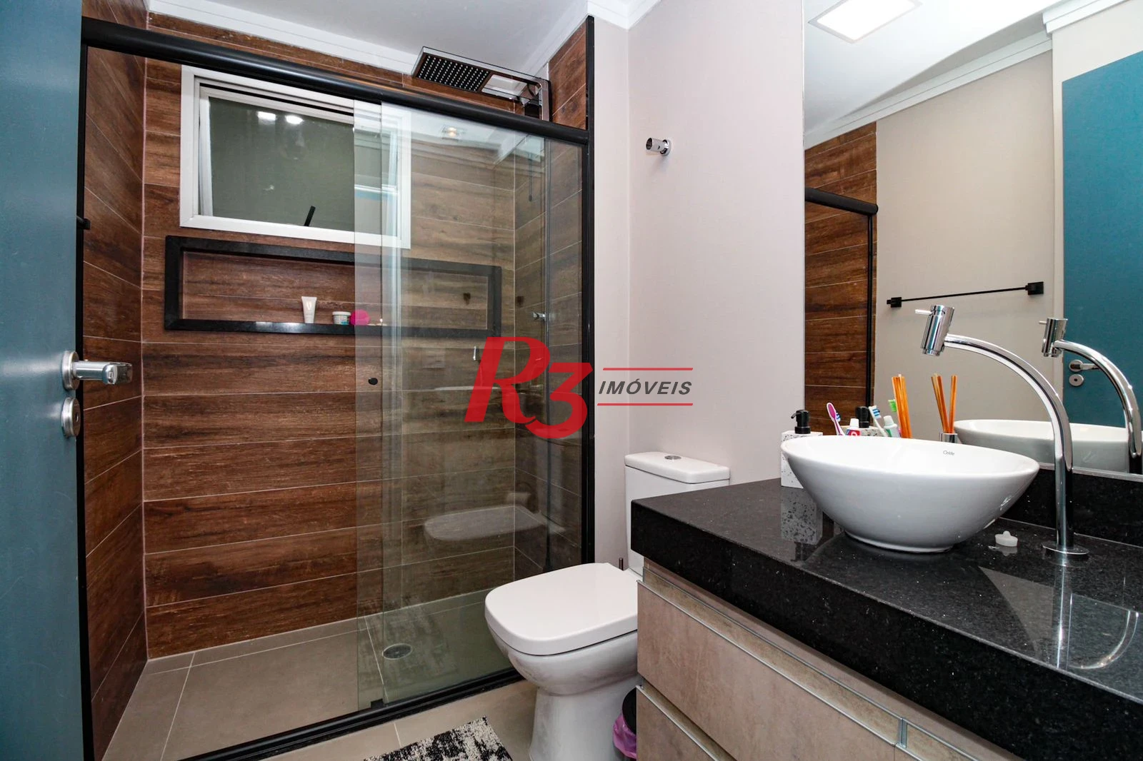Apartamento com 1 dormitório para alugar, 60 m² por R$ 3.300,00/mês - Encruzilhada - Santos/SP