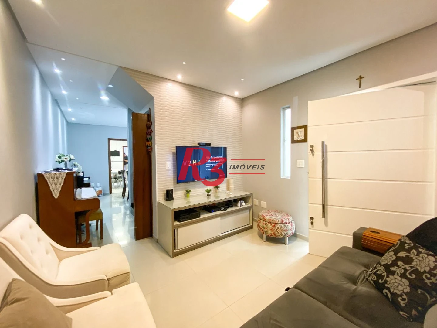 Sobrado com 3 dormitórios à venda, 130 m² por R$ 1.180.000,00 - José Menino - Santos/SP