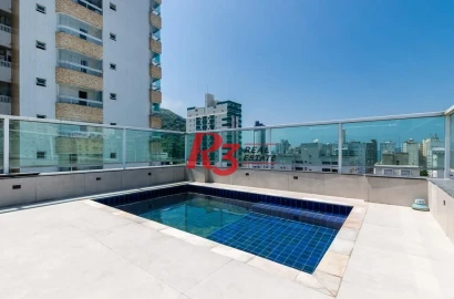 Cobertura, 374 m² - venda por R$ 1.190.000,00 ou aluguel por R$ 12.054,66/mês - Centro - São Vicente/SP