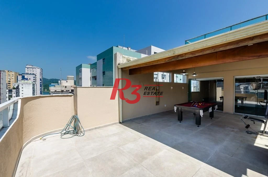 Cobertura, 374 m² - venda por R$ 1.190.000,00 ou aluguel por R$ 12.054,66/mês - Centro - São Vicente/SP