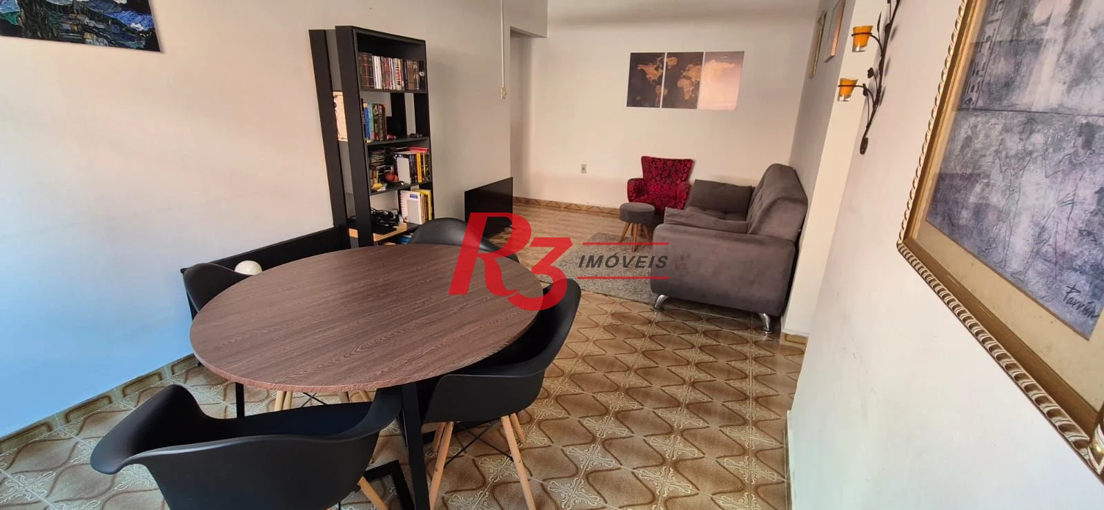 Apartamento com 2 dormitórios à venda, 71 m² por R$ 390.000,00 - Marapé - Santos/SP