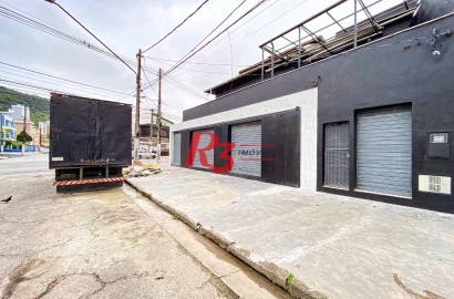 Sobrado para alugar, 225 m² por R$ 9.290,00/mês - Marapé - Santos/SP