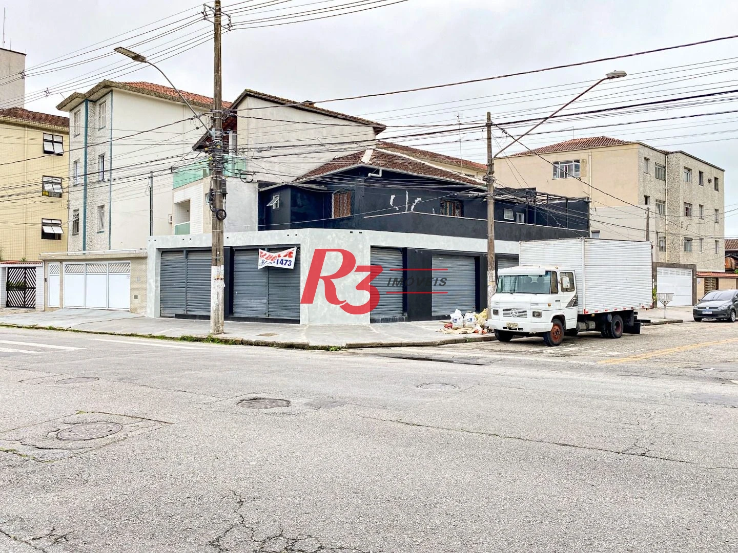 Sobrado para alugar, 225 m² por R$ 9.290,00/mês - Marapé - Santos/SP