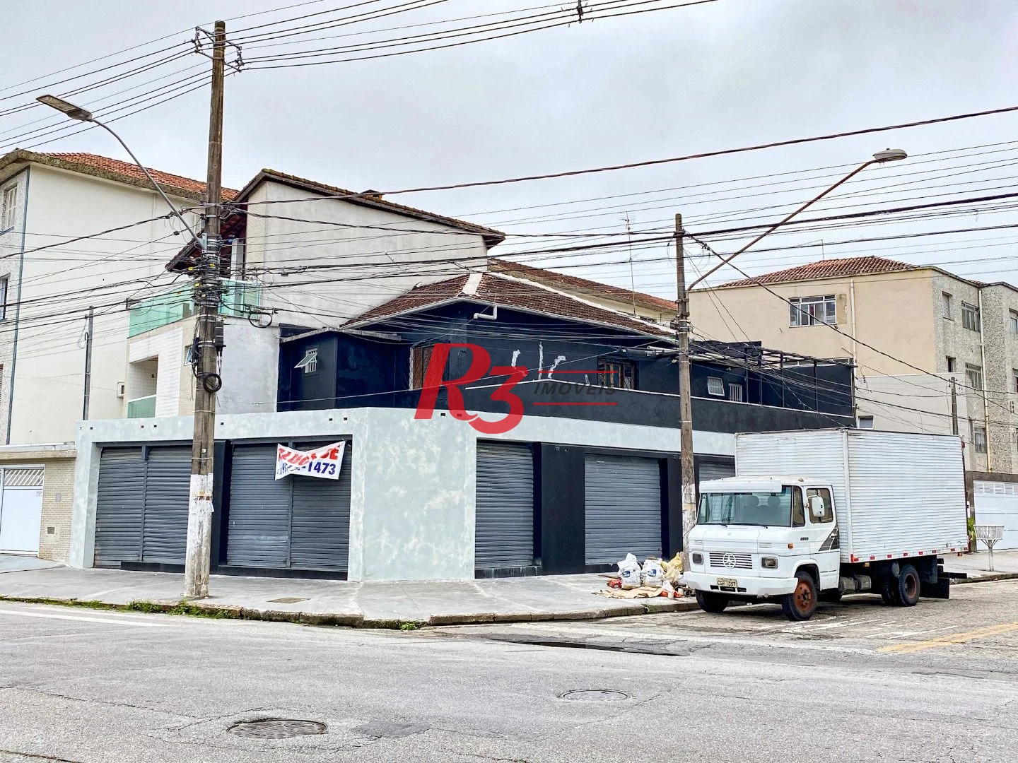 Sobrado para alugar, 225 m² por R$ 9.290,00/mês - Marapé - Santos/SP