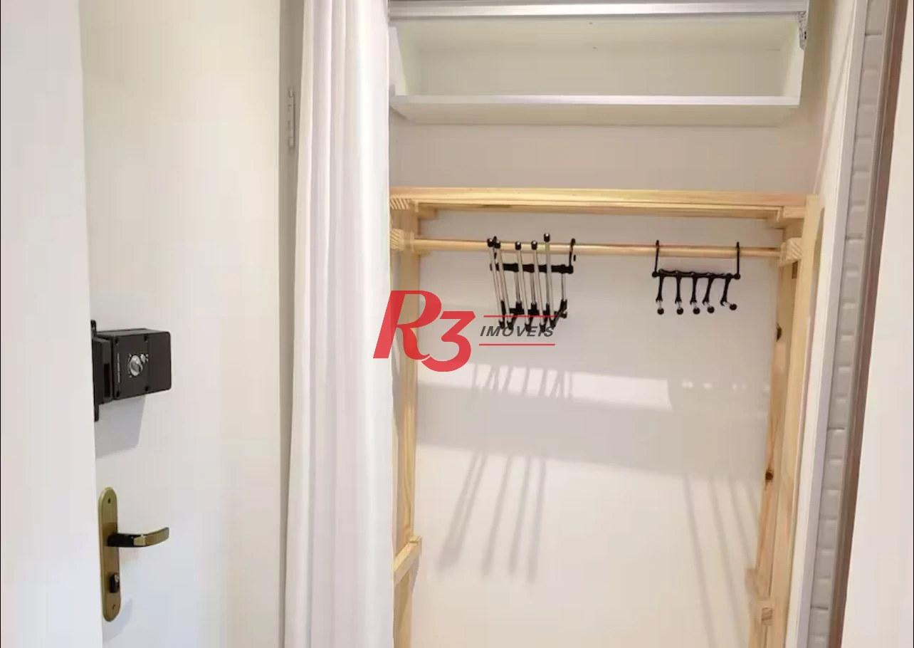 Kitnet para alugar, 30 m² por R$ 4.200,00/mês - Embaré - Santos/SP