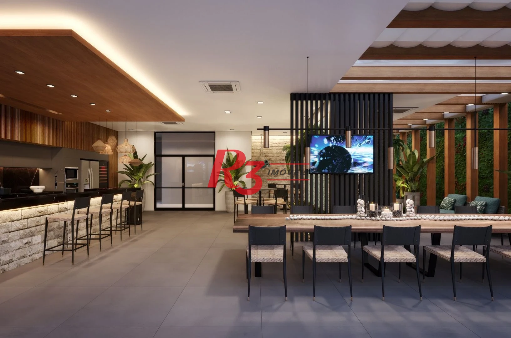 Cobertura com 3 suítes à venda, 214 m² - Ponta da Praia - Santos/SP