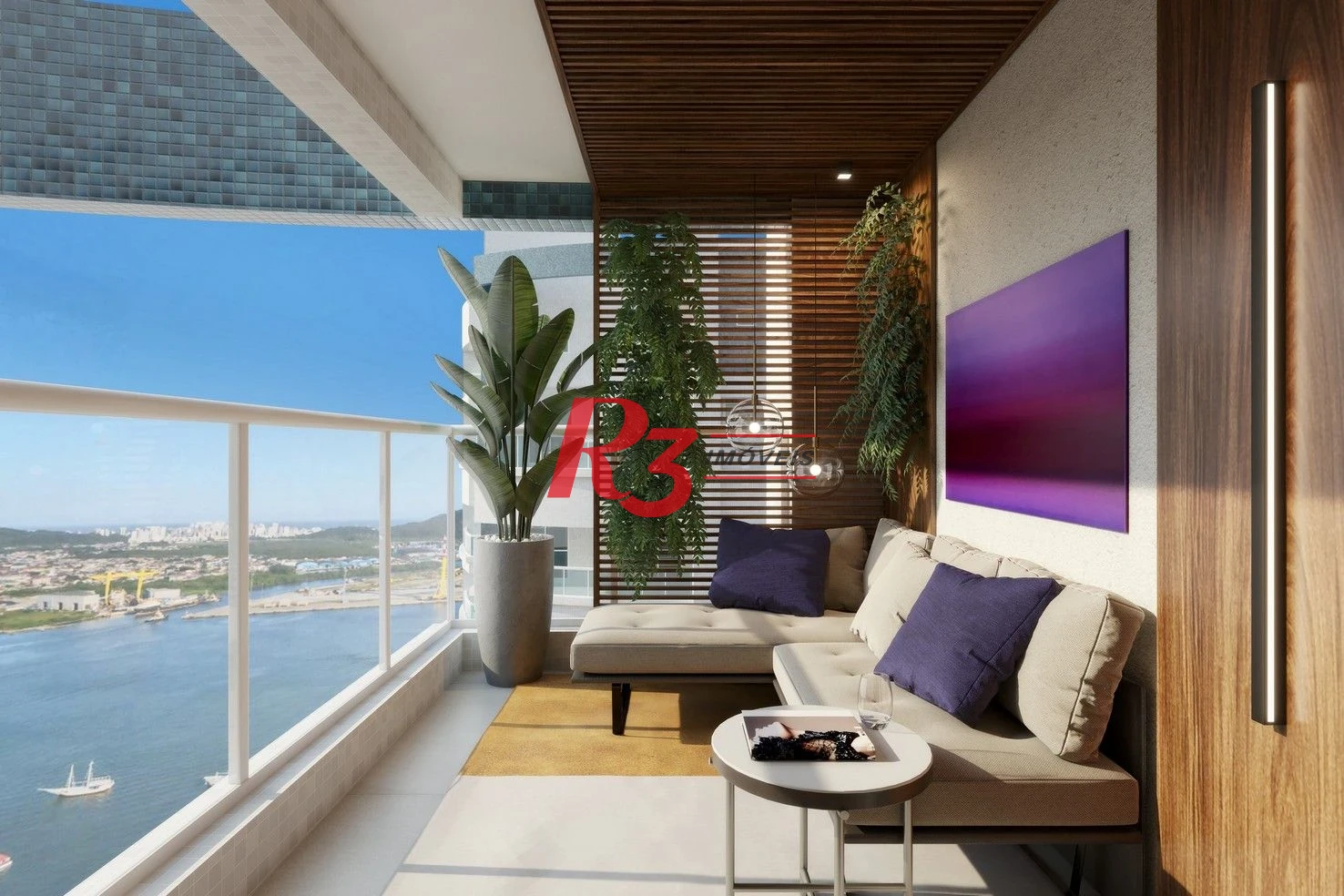 Cobertura com 3 suítes à venda, 214 m² - Ponta da Praia - Santos/SP
