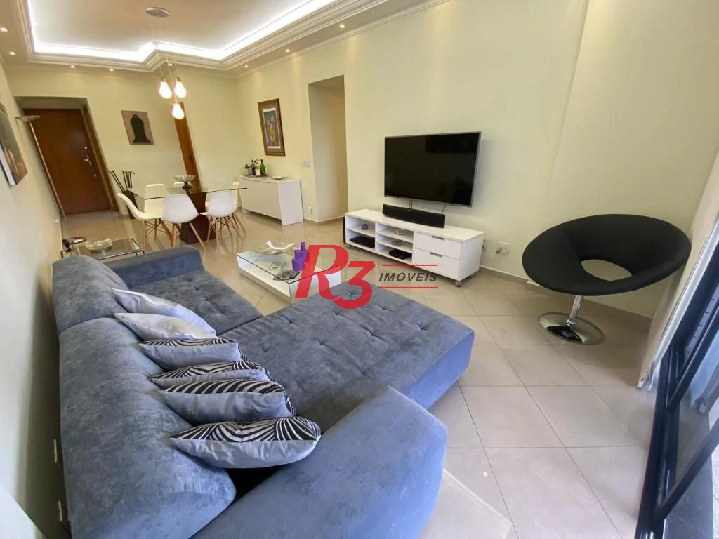 Apartamento com 3 dormitórios à venda, 137 m² por R$ 1.520.000,00 - Aparecida - Santos/SP