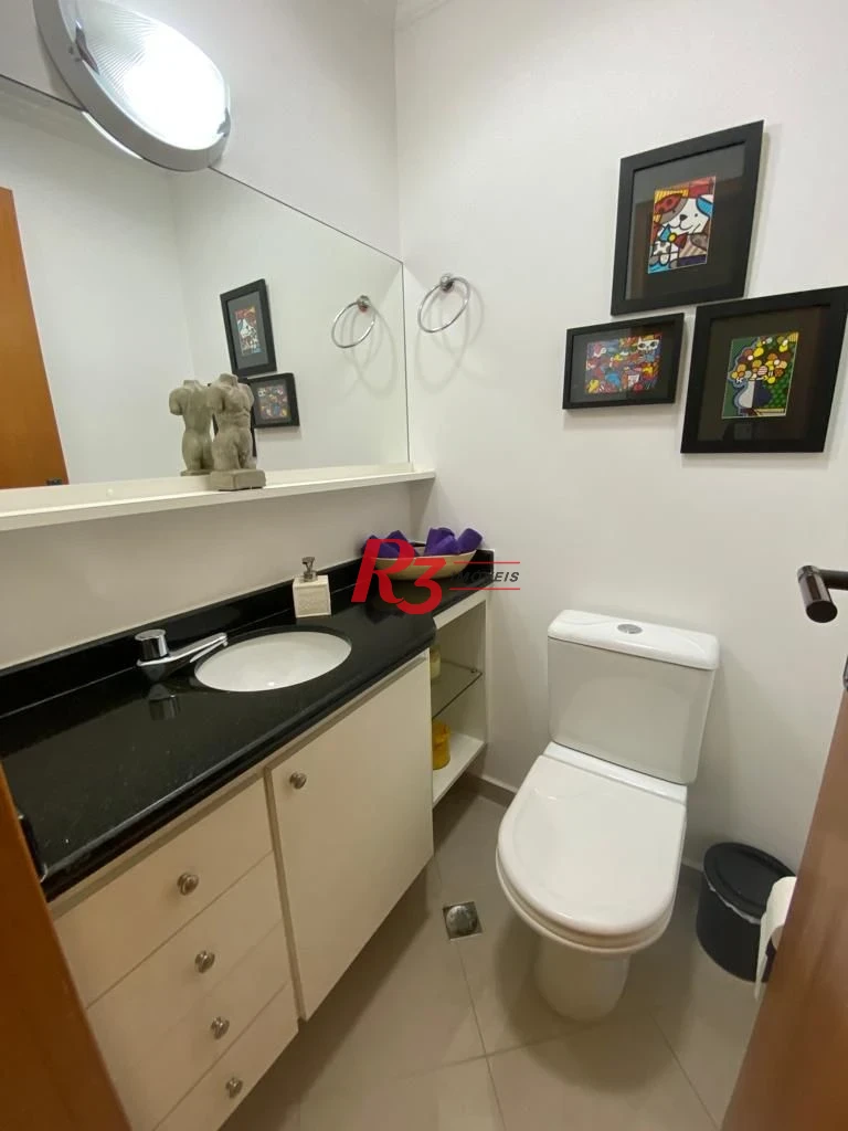 Apartamento com 3 dormitórios à venda, 137 m² por R$ 1.520.000,00 - Aparecida - Santos/SP
