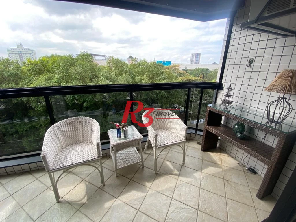 Apartamento com 3 dormitórios à venda, 137 m² por R$ 1.520.000,00 - Aparecida - Santos/SP