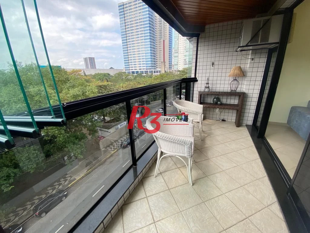 Apartamento com 3 dormitórios à venda, 137 m² por R$ 1.520.000,00 - Aparecida - Santos/SP