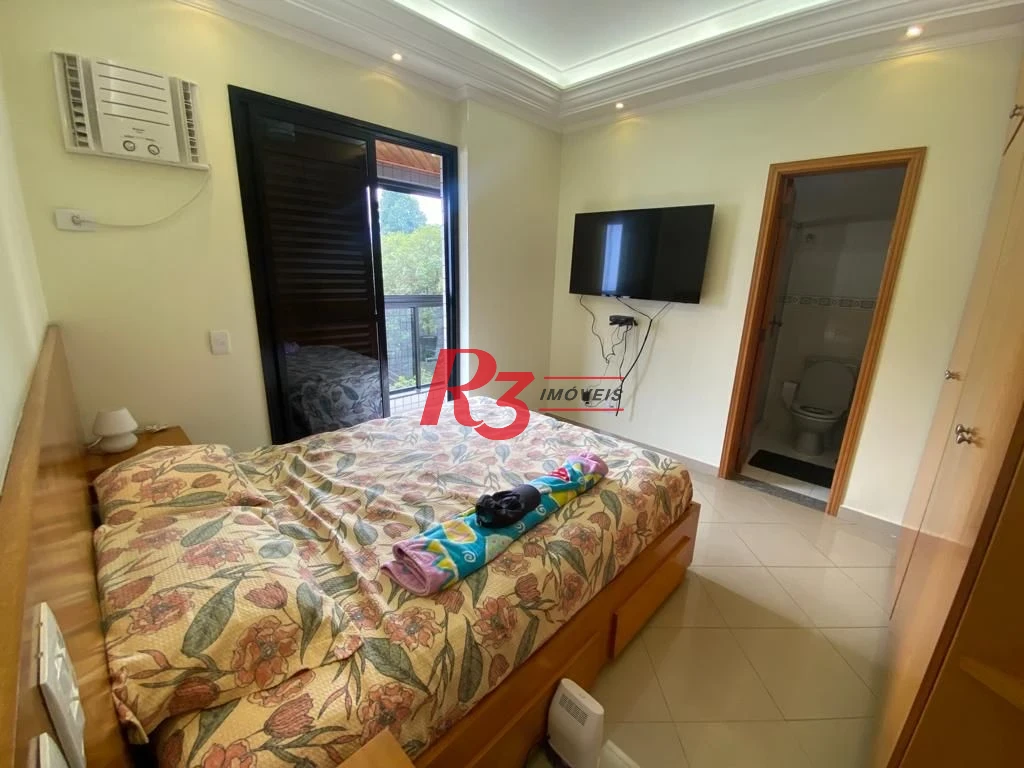 Apartamento com 3 dormitórios à venda, 137 m² por R$ 1.520.000,00 - Aparecida - Santos/SP