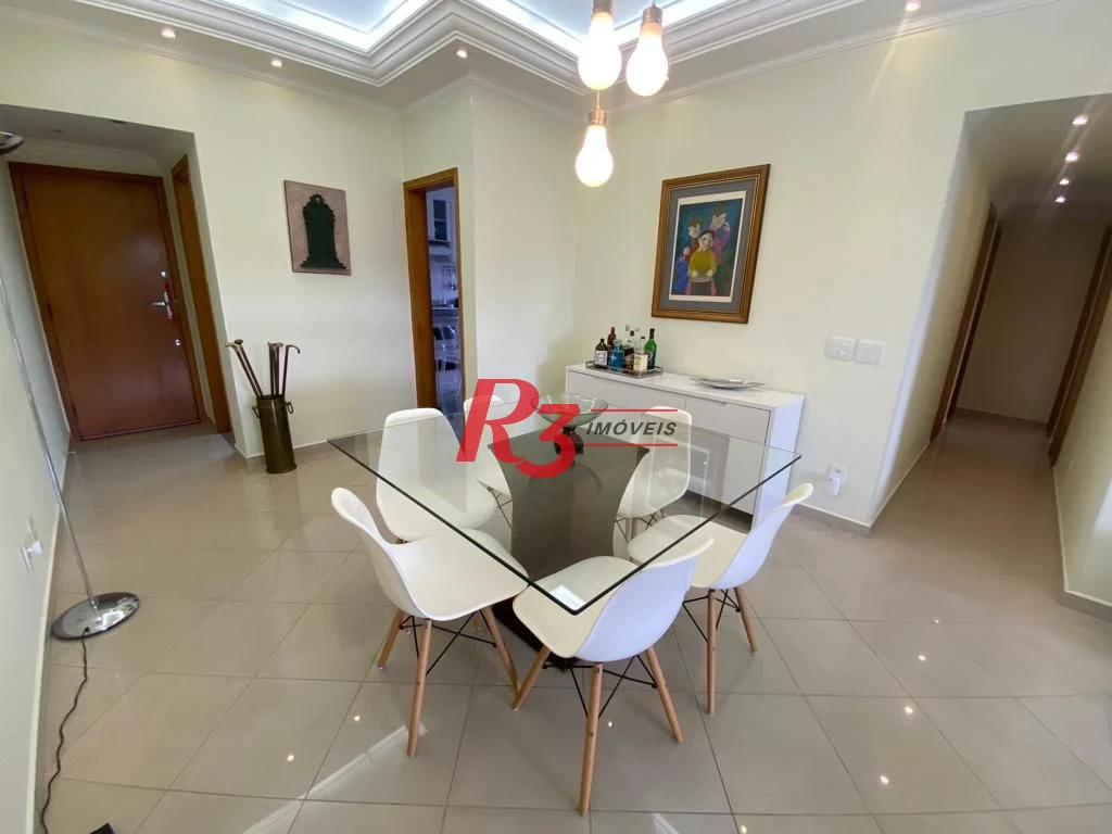 Apartamento com 3 dormitórios à venda, 137 m² por R$ 1.520.000,00 - Aparecida - Santos/SP