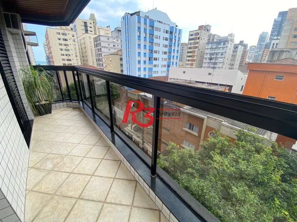 Apartamento com 3 dormitórios à venda, 137 m² por R$ 1.520.000,00 - Aparecida - Santos/SP