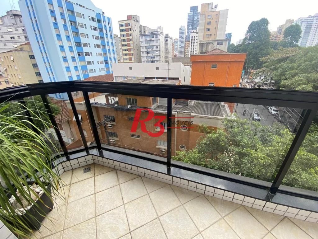 Apartamento com 3 dormitórios à venda, 137 m² por R$ 1.520.000,00 - Aparecida - Santos/SP