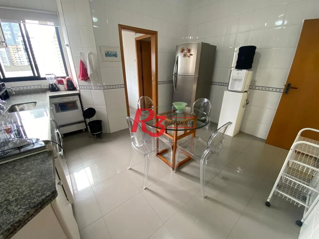 Apartamento com 3 dormitórios à venda, 137 m² por R$ 1.520.000,00 - Aparecida - Santos/SP